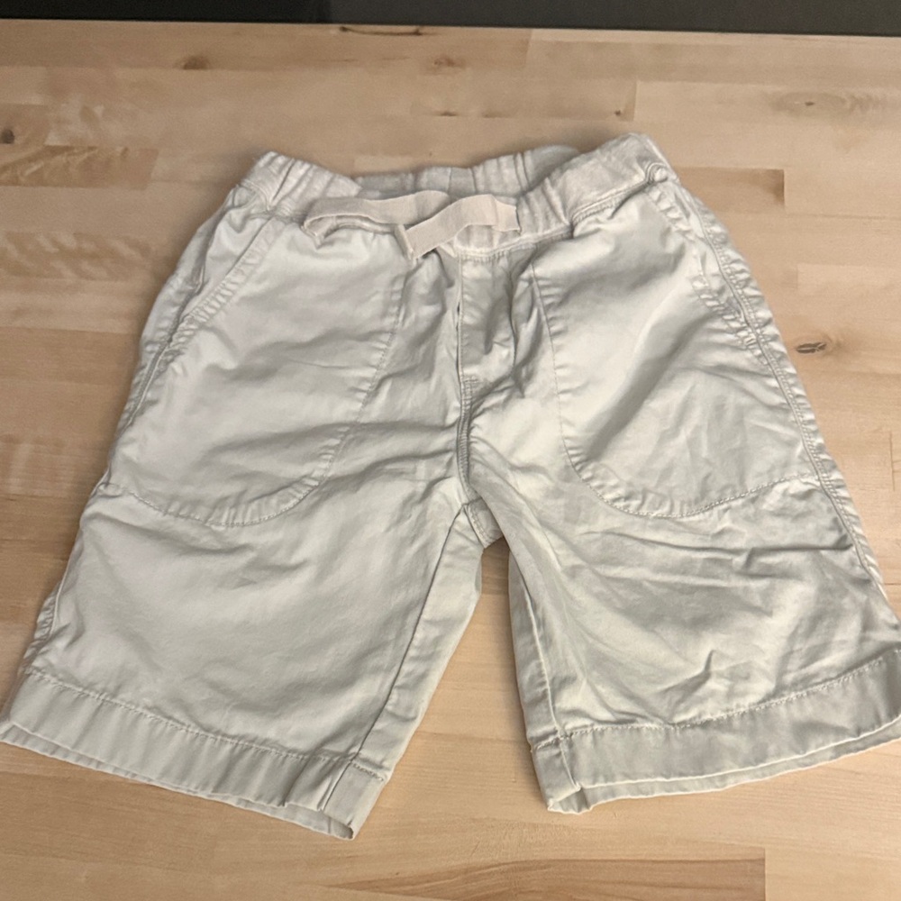 Crewcuts White Cotton Shorts